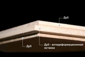 Трехслойная массивная доска